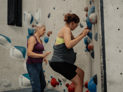 gut gesichert bouldern in der Schwangerschaft